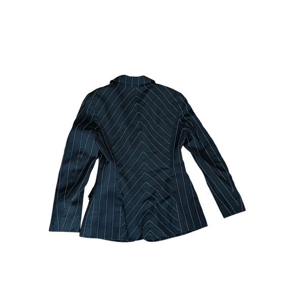Escada vintage pinstripe double breasted blazer jacket 36 Small 6/8 - Picture 2 of 15
